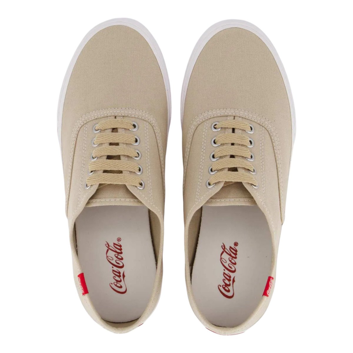 Tenis Coca Cola Kick Summer Unissex Bege | Foot One