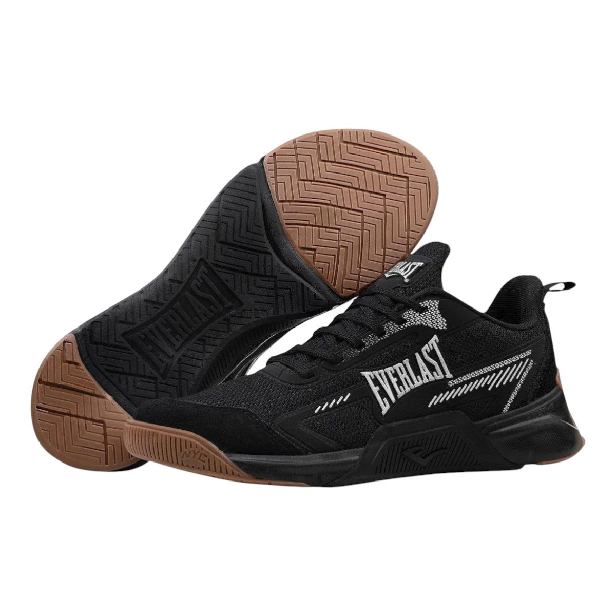 Tenis Everlast Jump 5 Low Masculino Preto e Cinza | Foot One