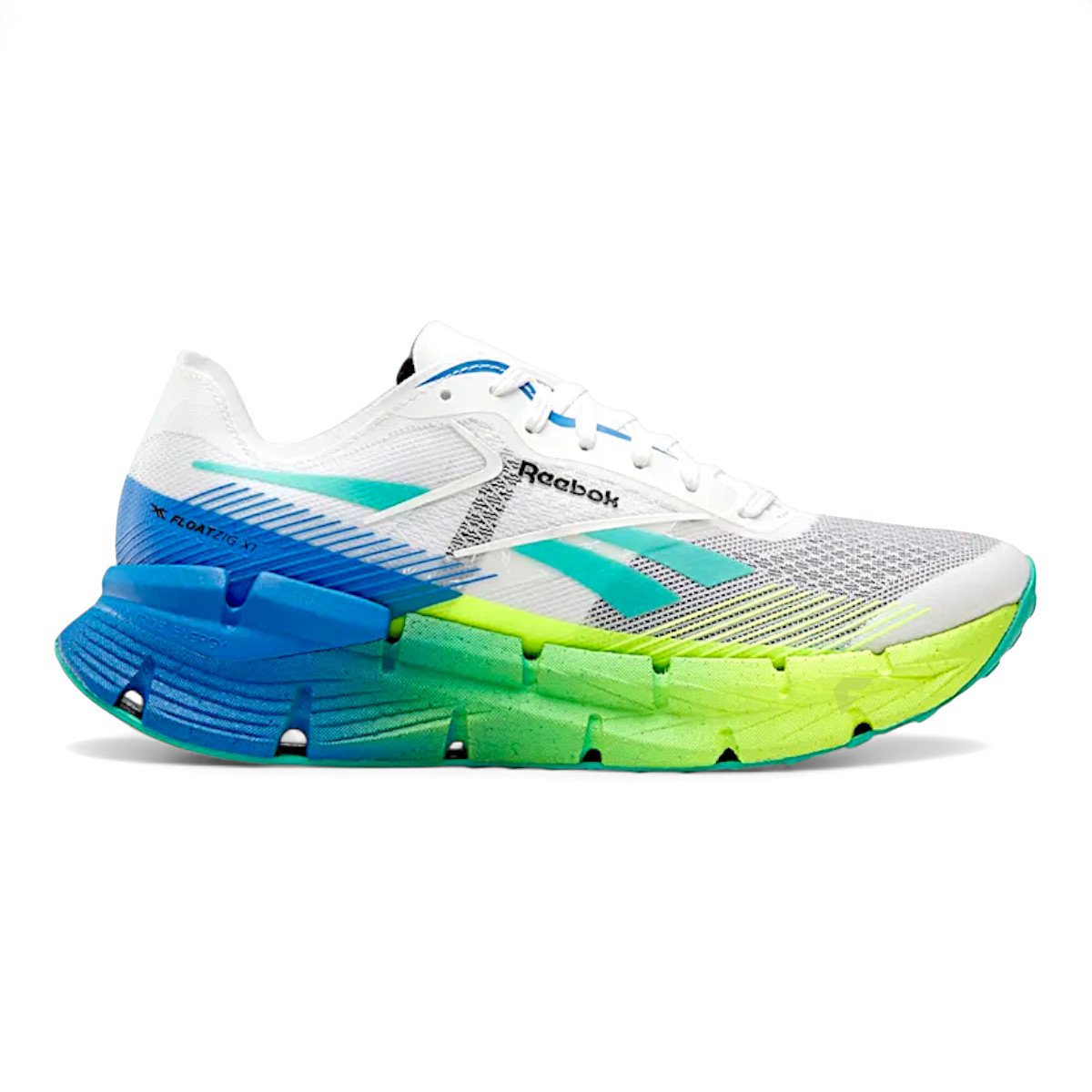 Tenis Reebok FloatZig X1 Unissex Branco e Verde | Foot One