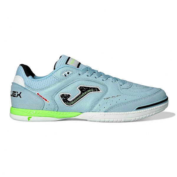 Chuteira Futsal Joma Top Flex Infantil Azul Claro