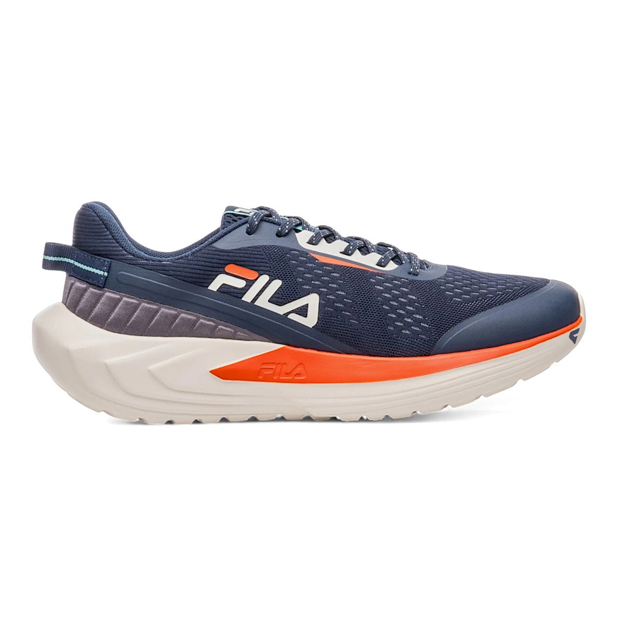 Tenis Fila Diffusion Masculino Marinho e Laranja | Foot One