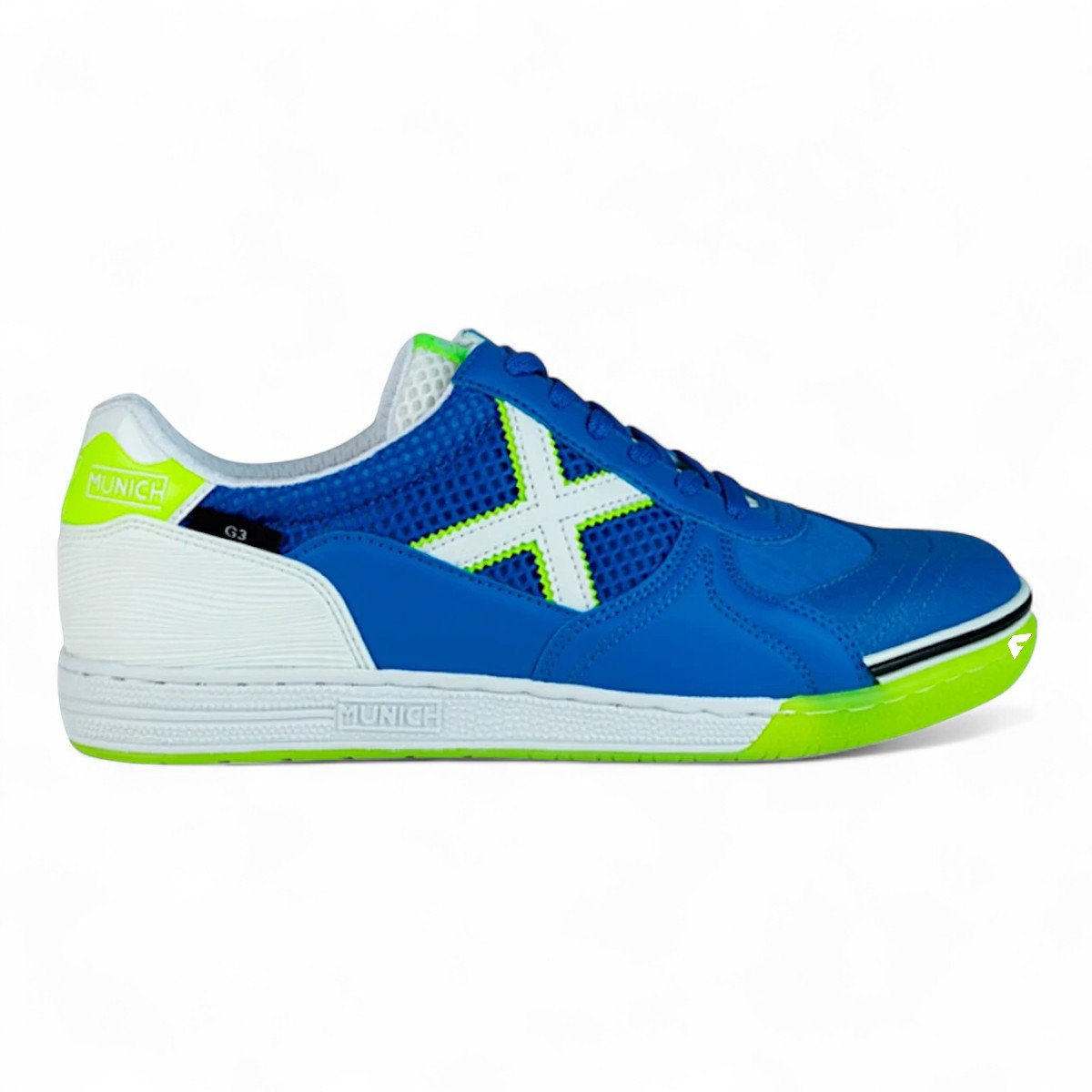 Chuteira Futsal Munich G-3 Indoor Adulto Azul | Foot One