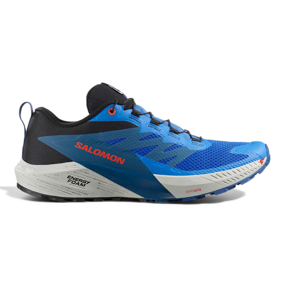 Tenis Salomon Sense Ride 5 Masculino Preto e Azul | Foot One