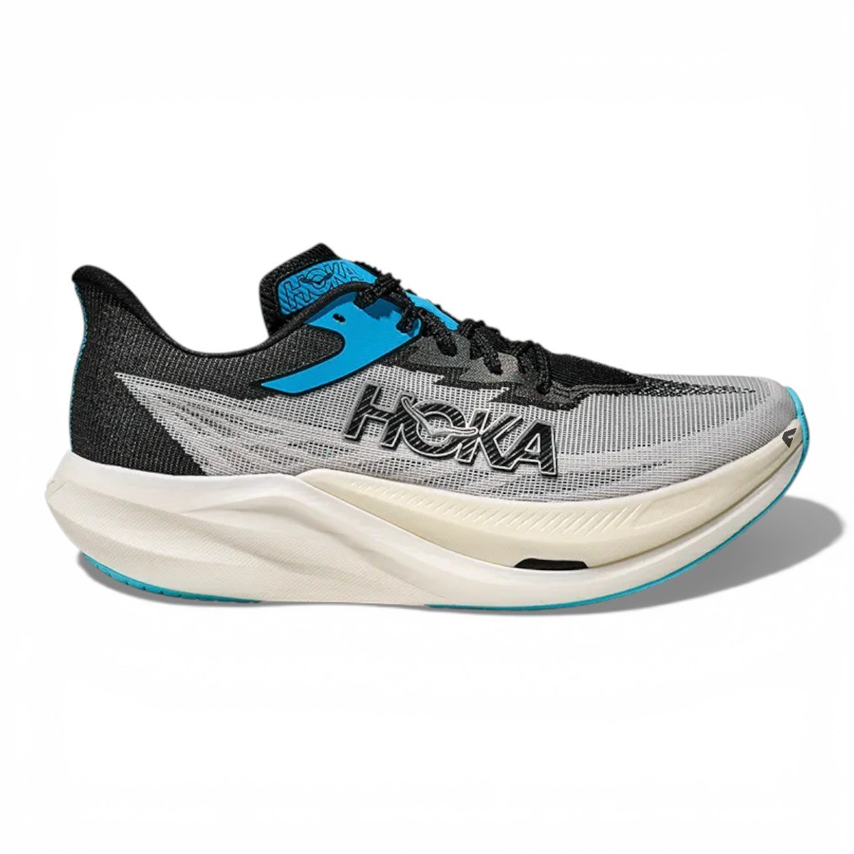 ぱく Tenis Hoka Rocket X3 Unissex Cinza e Azul | Foot One