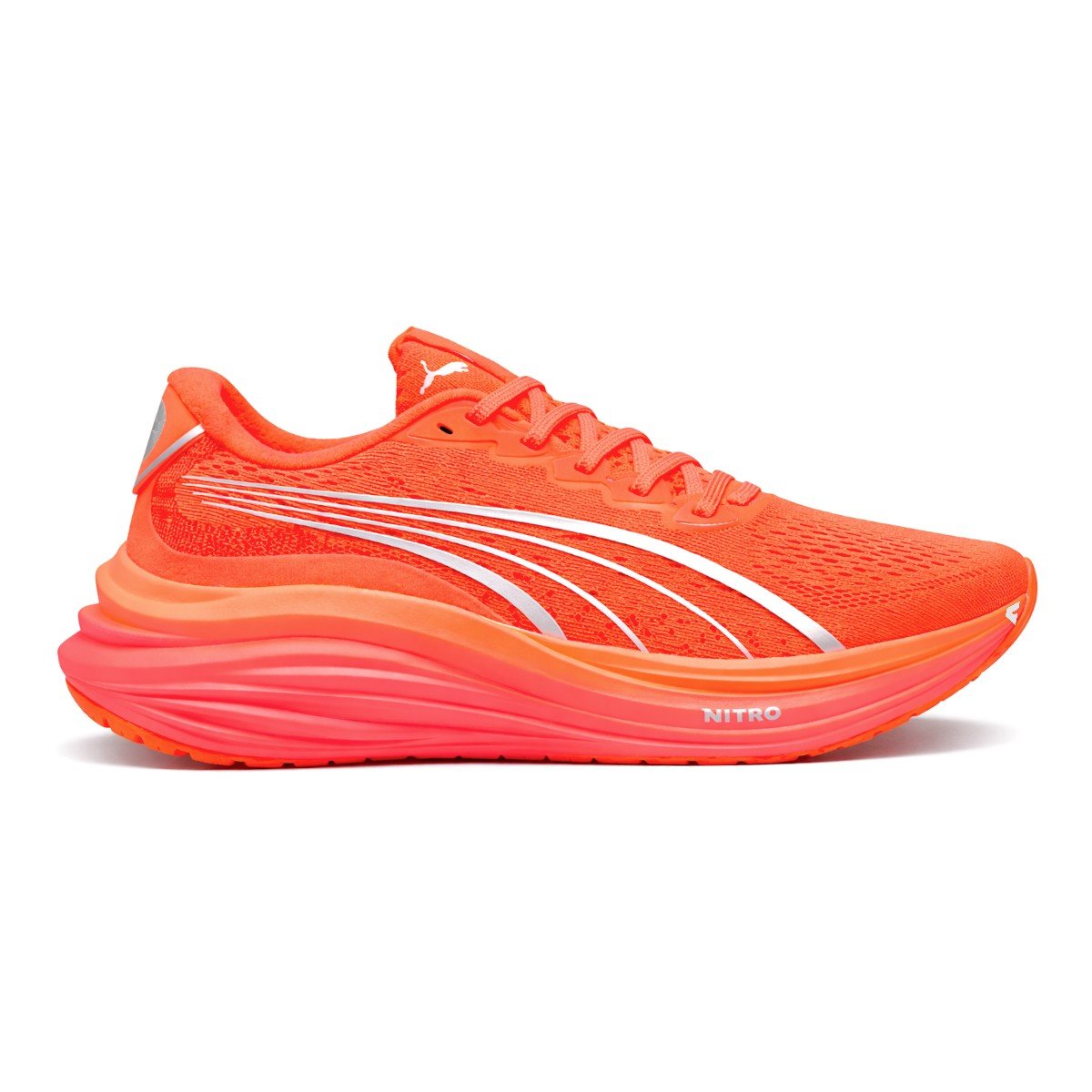 Tenis Puma Magmax Nitro Masculino Coral e Prata | Foot One